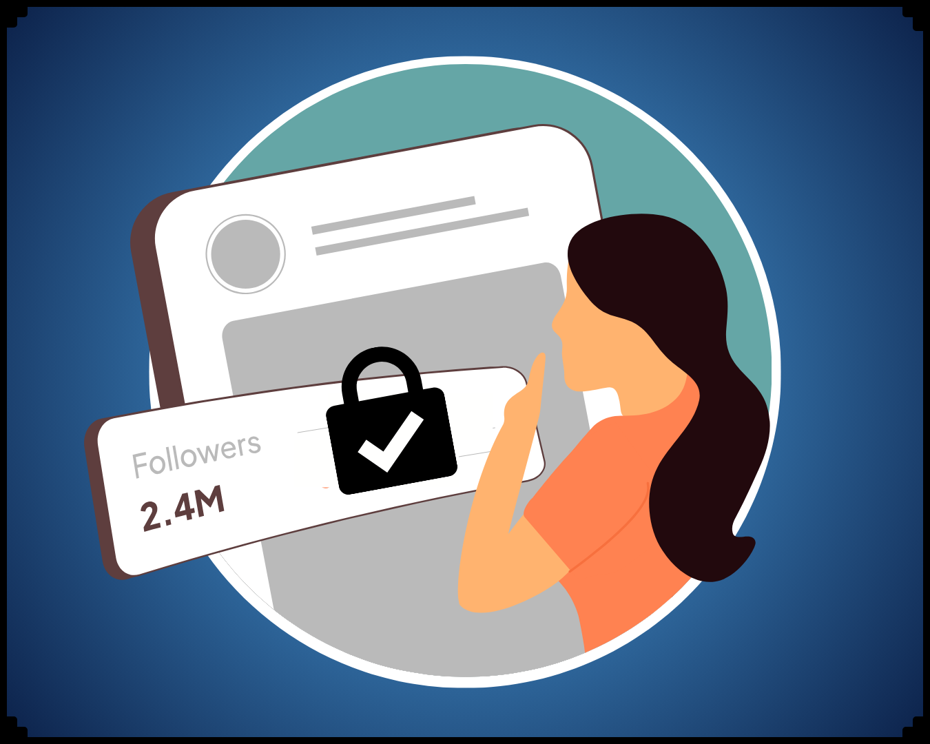 How do I hide my followers on Instagram?