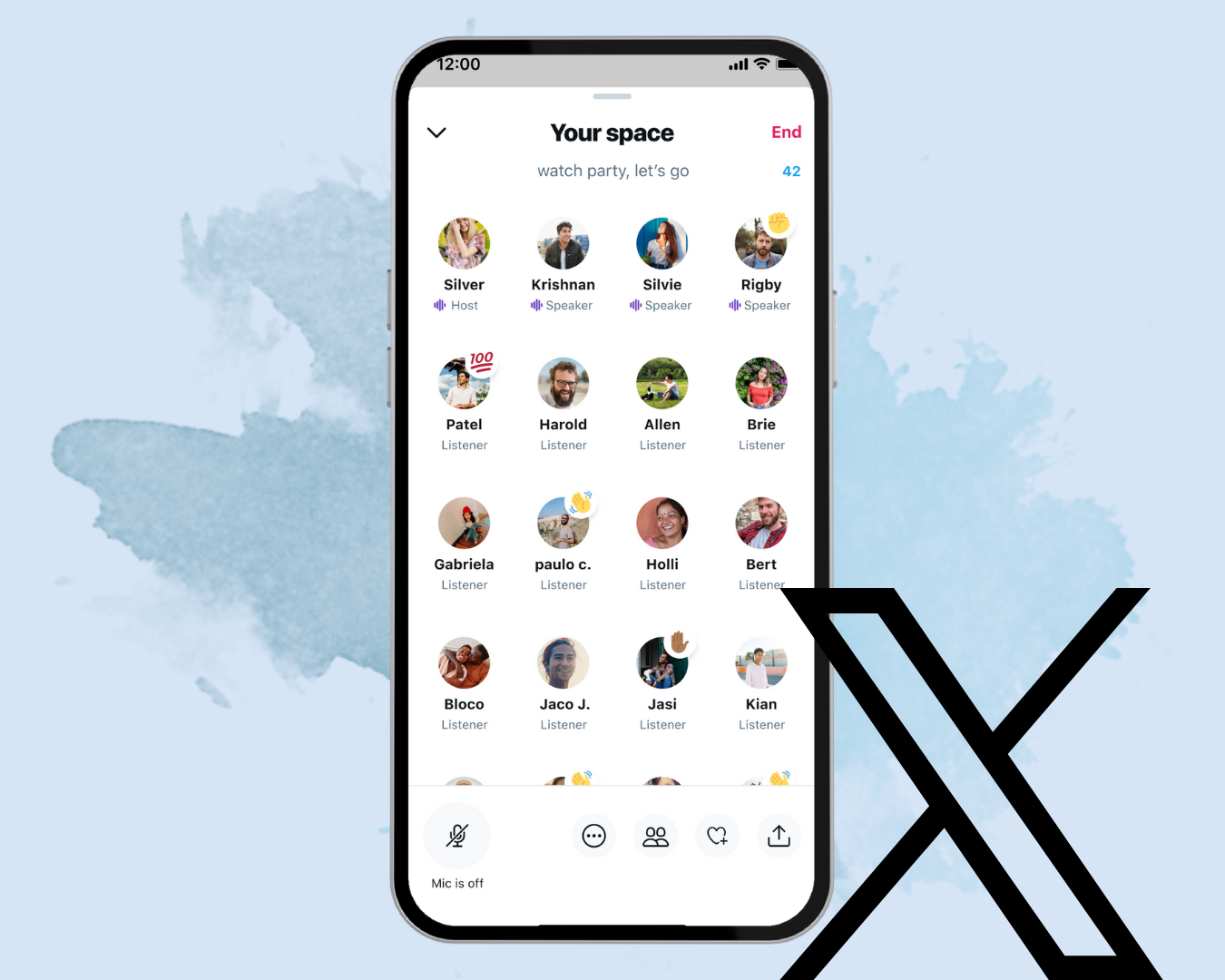 How to open Twitter Space (voice room)?